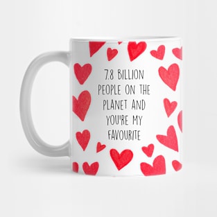 7.8 billion people Mug